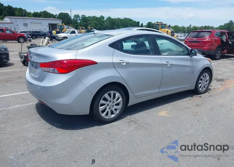 2012 Hyundai Elantra Gls from USA, damaged, VIN 5NPDH4AE9CH077128